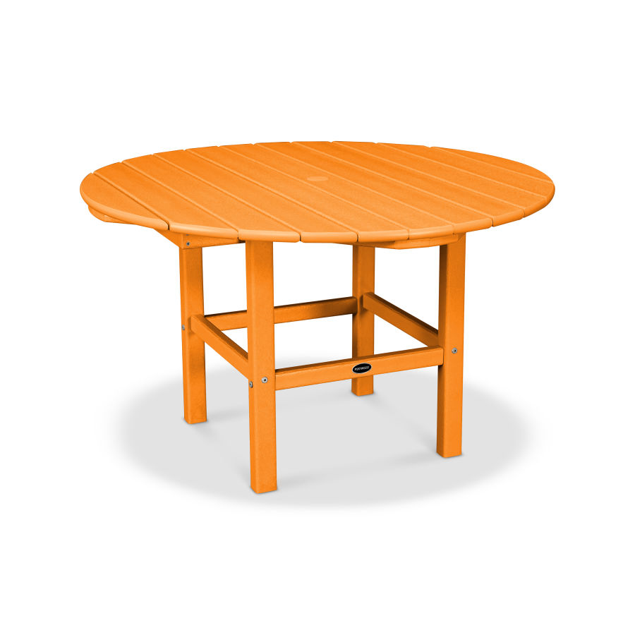 POLYWOOD Kids Dining Table in Tangerine