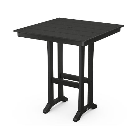 POLYWOOD 37" Bar Table in Black