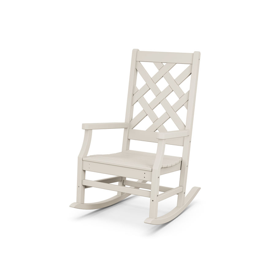 POLYWOOD Wovendale Rocking Chair in Sand