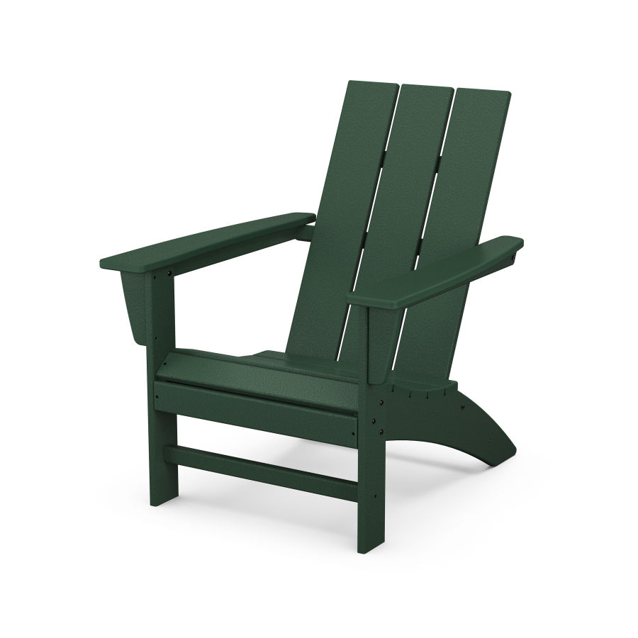 POLYWOOD Modern Adirondack Chair in Green