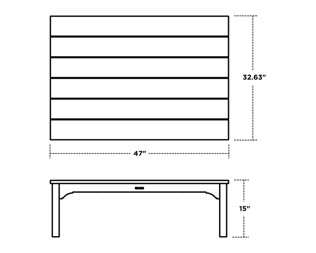 Dimensions for Chinoiserie Coffee Table