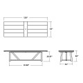 Thumbnail for 120" A-Frame Dining Table