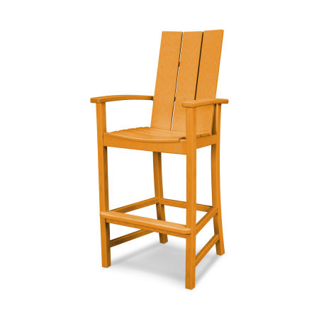 Modern Adirondack Bar Chair in Tangerine