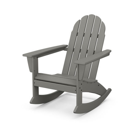 Vineyard Adirondack Rocking Chair in Slate Grey