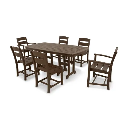 POLYWOOD Classics 7-Piece Dining Set in Mahogany