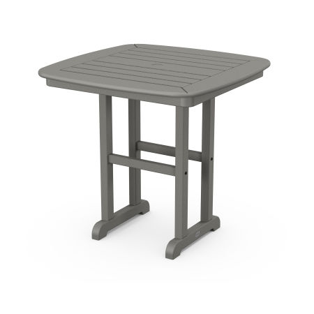 Nautical 31" Dining Table in Slate Grey