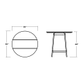 Thumbnail for Studio 30" Round Bistro Table