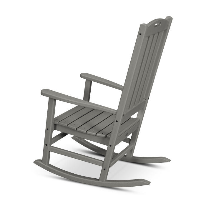 POLYWOOD Nautical 3-Piece Porch Rocking Chair Set