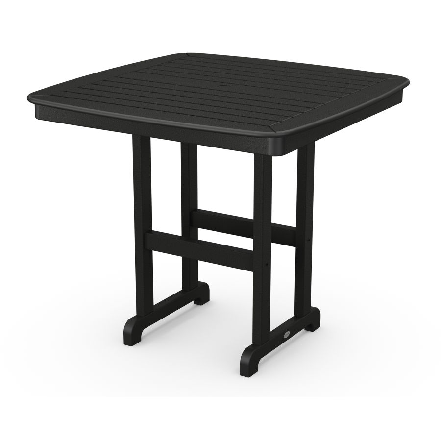 POLYWOOD Nautical 44" Counter Table in Black