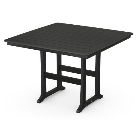 POLYWOOD 59" Bar Table in Black