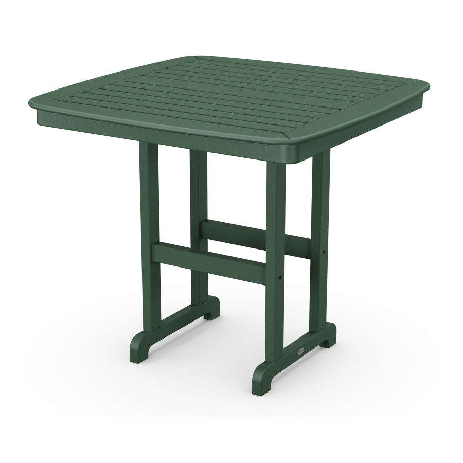 POLYWOOD Nautical 44" Counter Table in Green