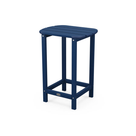 POLYWOOD South Beach 26" Counter Side Table in Navy