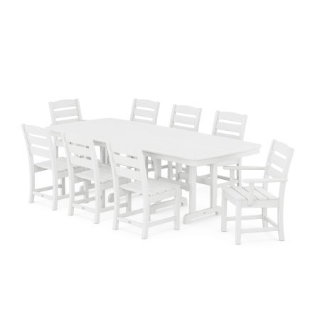 Lakeside 9-Piece Dining Set in White