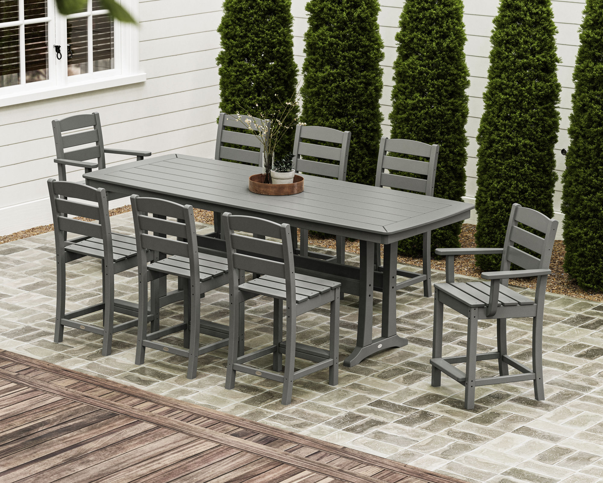 Polywood nautical trestle on sale table