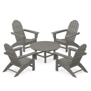 Vineyard 5-Piece Adirondack Chair Conversation Set