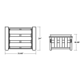 Thumbnail for Acadia Deep Seating Ottoman