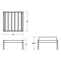 Thumbnail for Cottage Deep Seating Ottoman