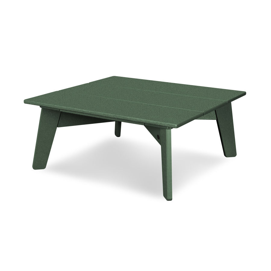 POLYWOOD Riviera Modern Conversation Table in Green