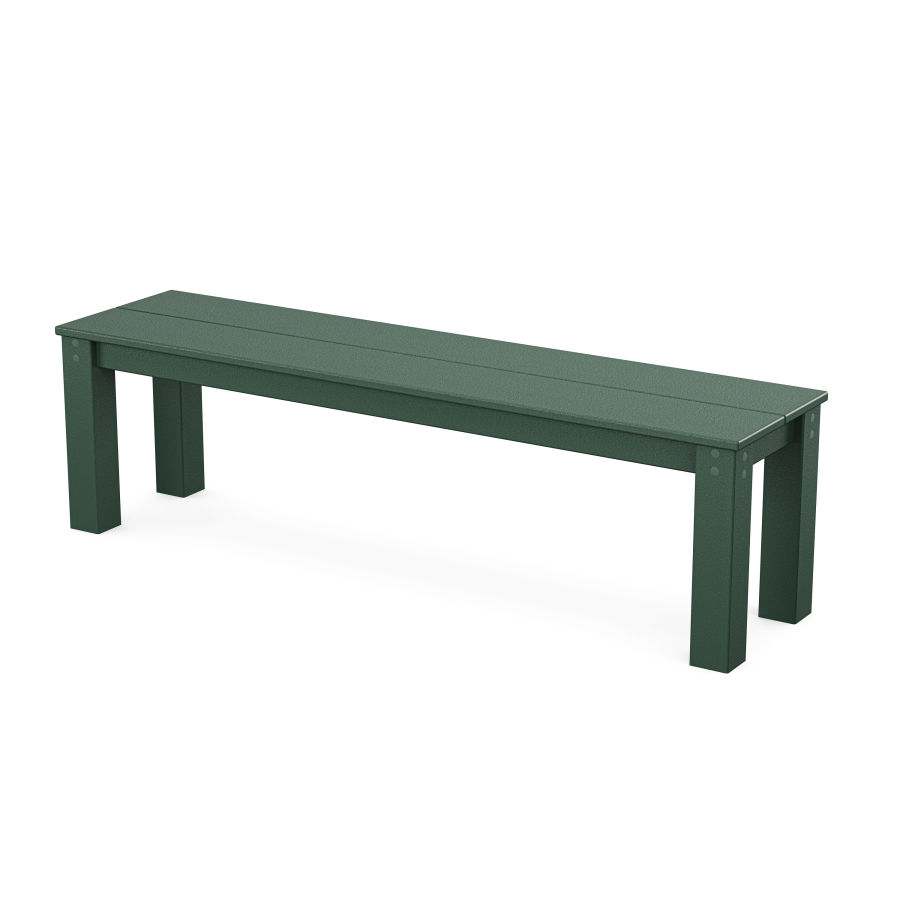 POLYWOOD Parsons 60” Bench in Green