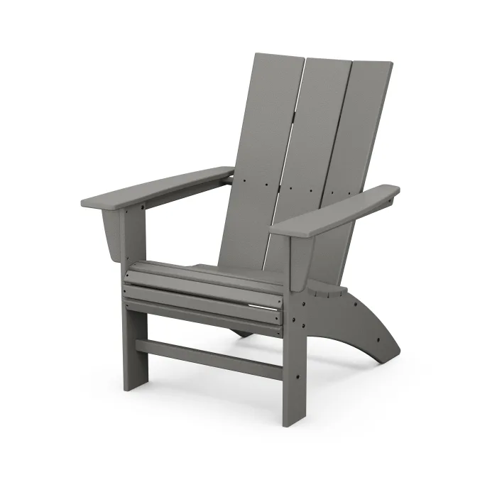 POLYWOOD Modern Curveback Adirondack Chair