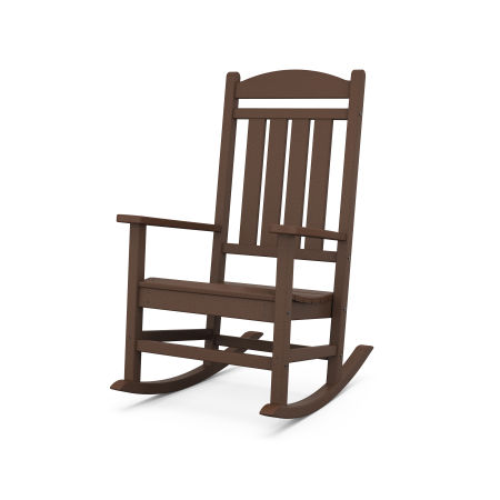 POLYWOOD Presidential Rocking Chair in Mahogany