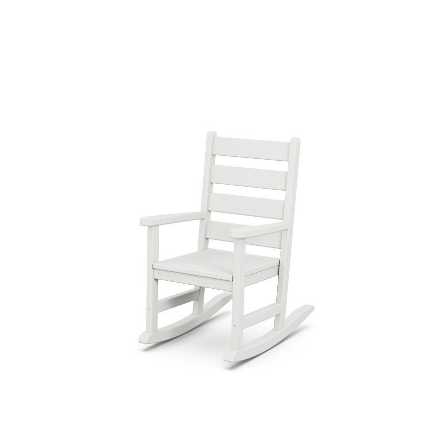 POLYWOOD Kids Lakeside Rocking Chair in White