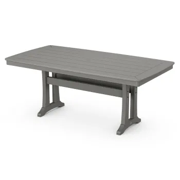 POLYWOOD Nautical Trestle 38" x 73" Dining Table