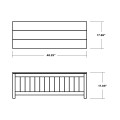 Thumbnail for Vineyard 48" Storage Bench