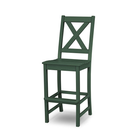 Braxton Bar Side Chair in Green