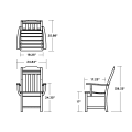 Thumbnail for Cottage Dining Arm Chair