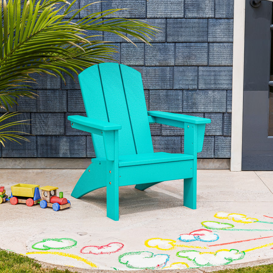 Kids Nautical Adirondack Chair