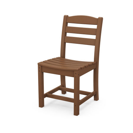 POLYWOOD La Casa Café Dining Side Chair in Teak