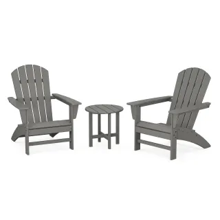 POLYWOOD Nautical 3-Piece Adirondack Set