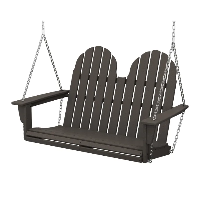 POLYWOOD Vineyard Adirondack 48" Swing in Vintage Finish