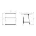 Thumbnail for Studio 30" Square Bistro Table