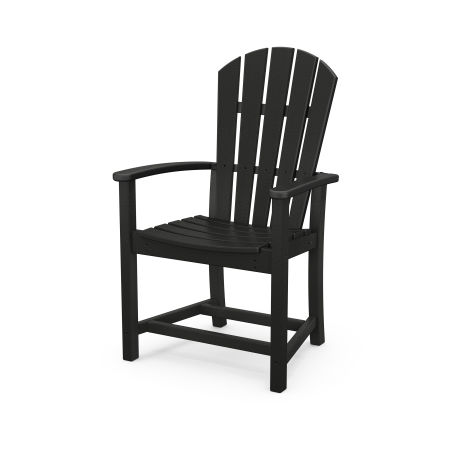 Palm Coast Upright Adirondack Chair in Black