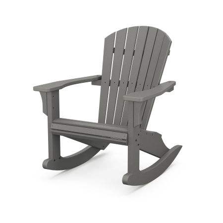 Seashell Rocking Chair in Slate Grey