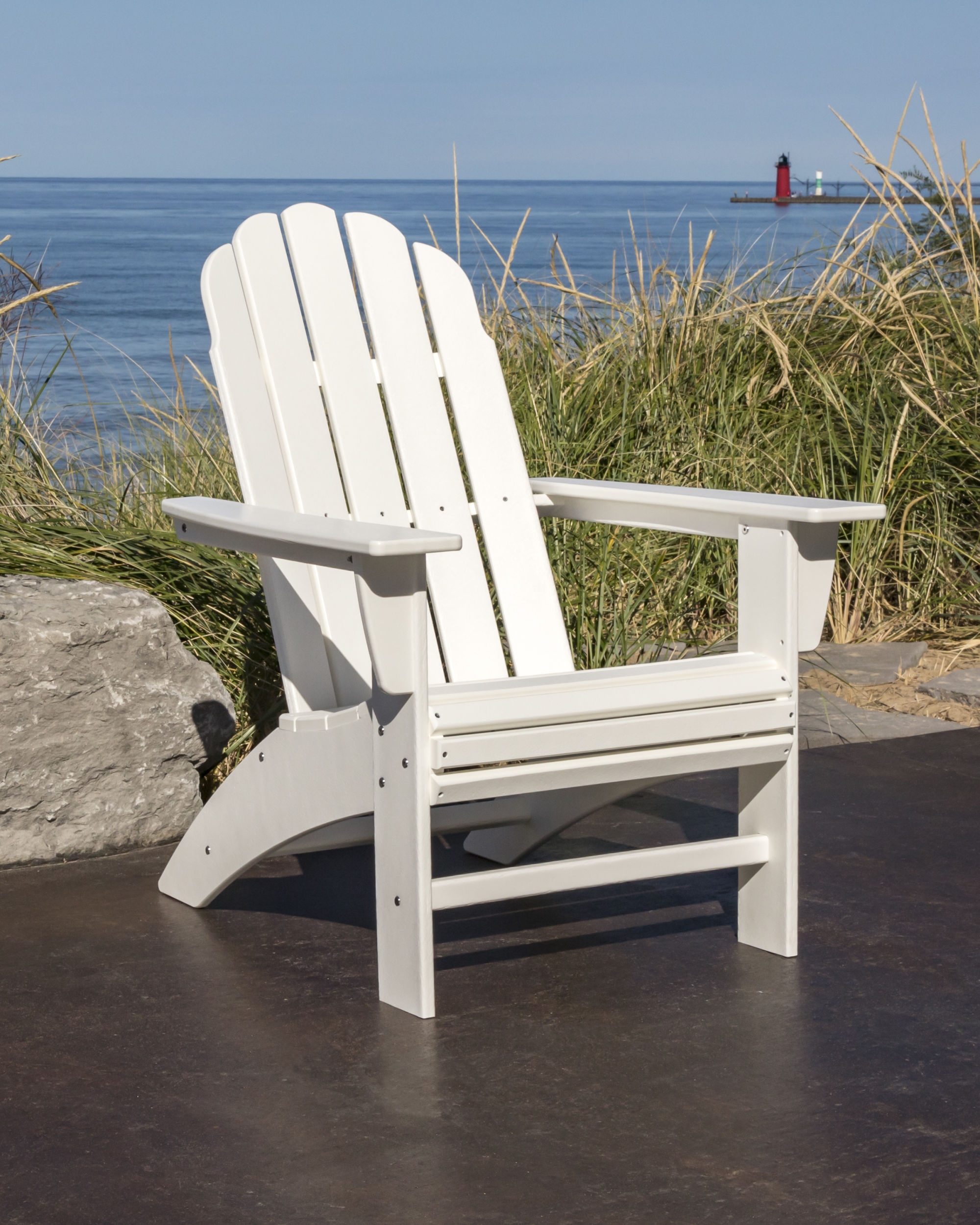 POLYWOOD® Vineyard Curveback Adirondack Chair - AD600 - POLYWOOD®