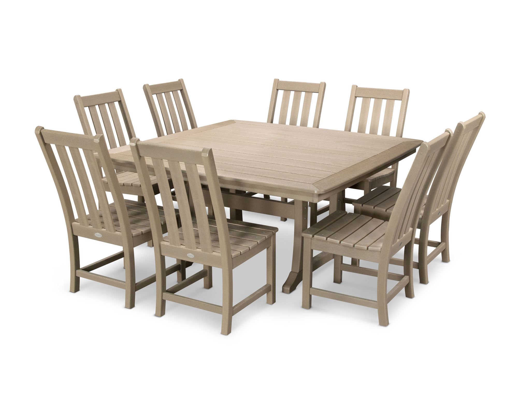 POLYWOOD® Vineyard 9Piece Dining Set in Vintage Finish PWS4061V