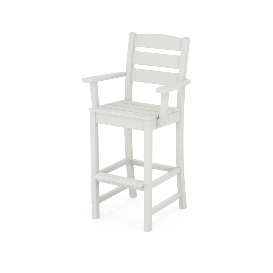 POLYWOOD Lakeside Bar Arm Chair in Vintage White