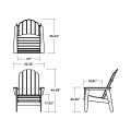 Thumbnail for Vineyard Grand Upright Adirondack Chair