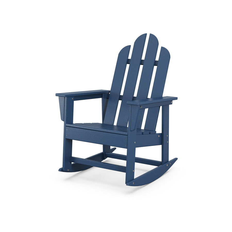 POLYWOOD Long Island Rocking Chair in Navy