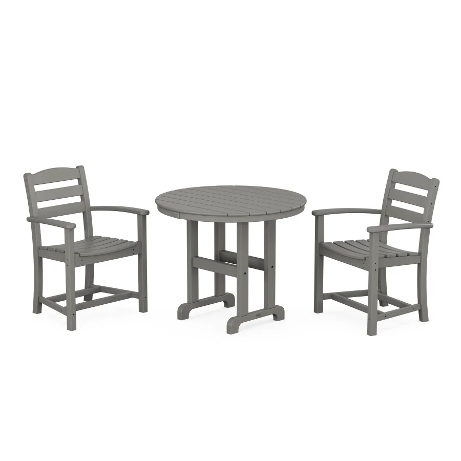 POLYWOOD La Casa Café 3-Piece Round Dining Set