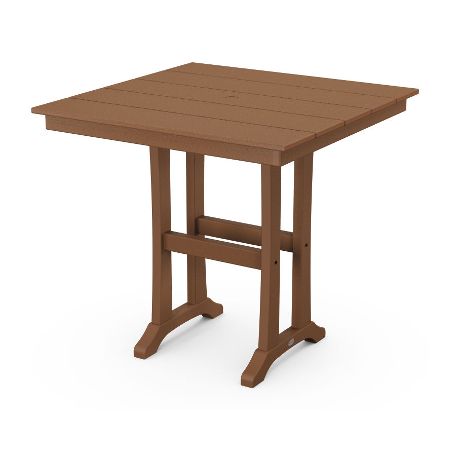 POLYWOOD 37" Counter Table in Teak