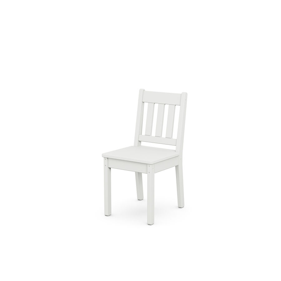 POLYWOOD Kids Vineyard Dining Chair in White