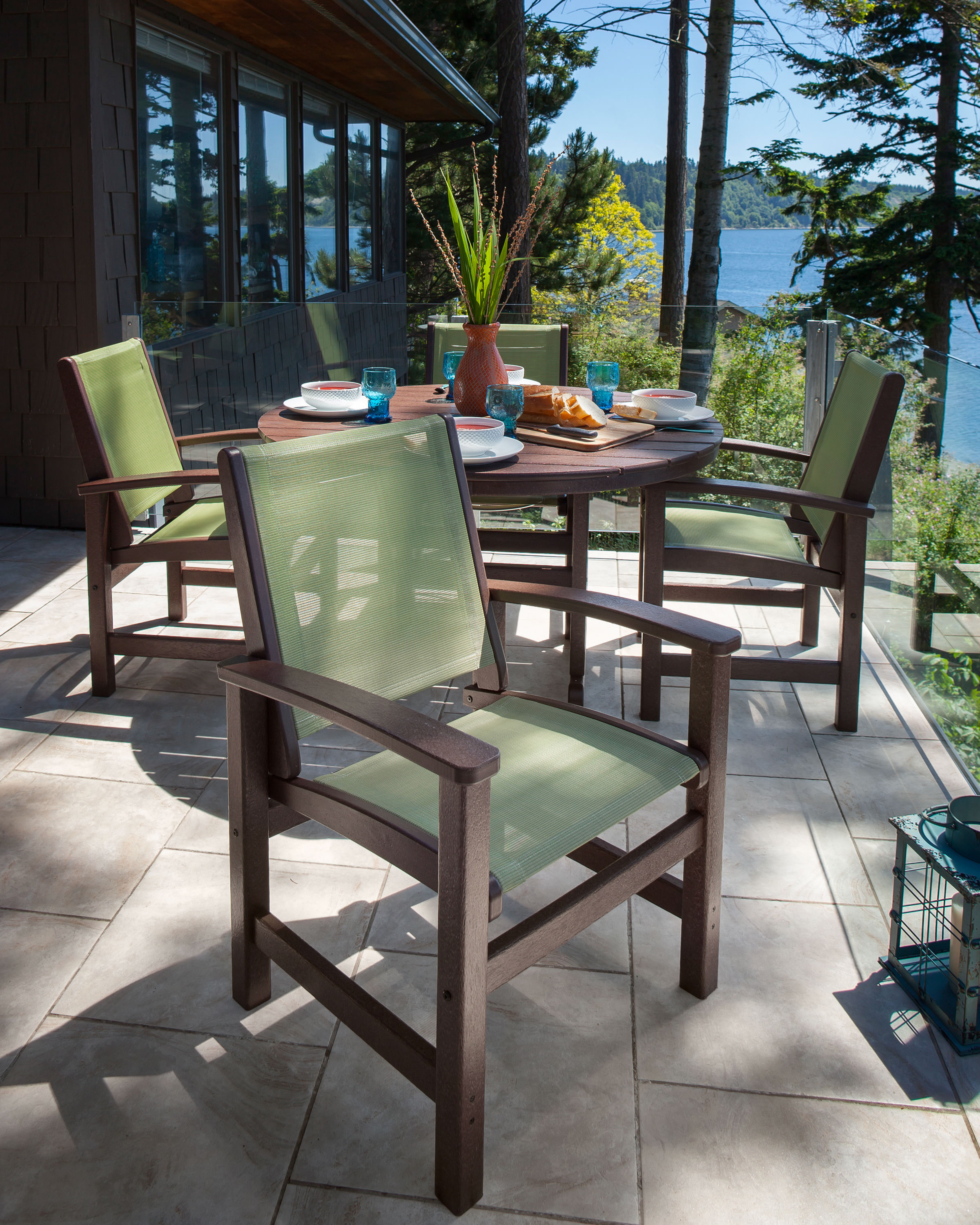 POLYWOOD® Coastal 5Piece Dining Set PWS1551 POLYWOOD® Official Store