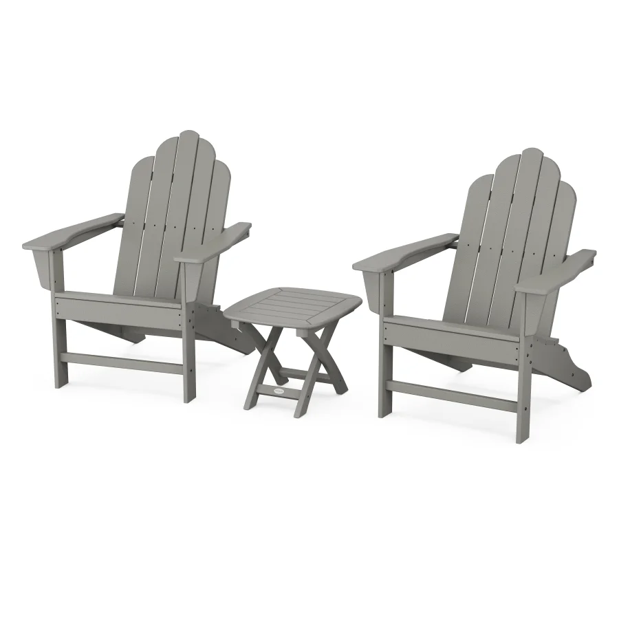 POLYWOOD Long Island Adirondack 3-Piece Set