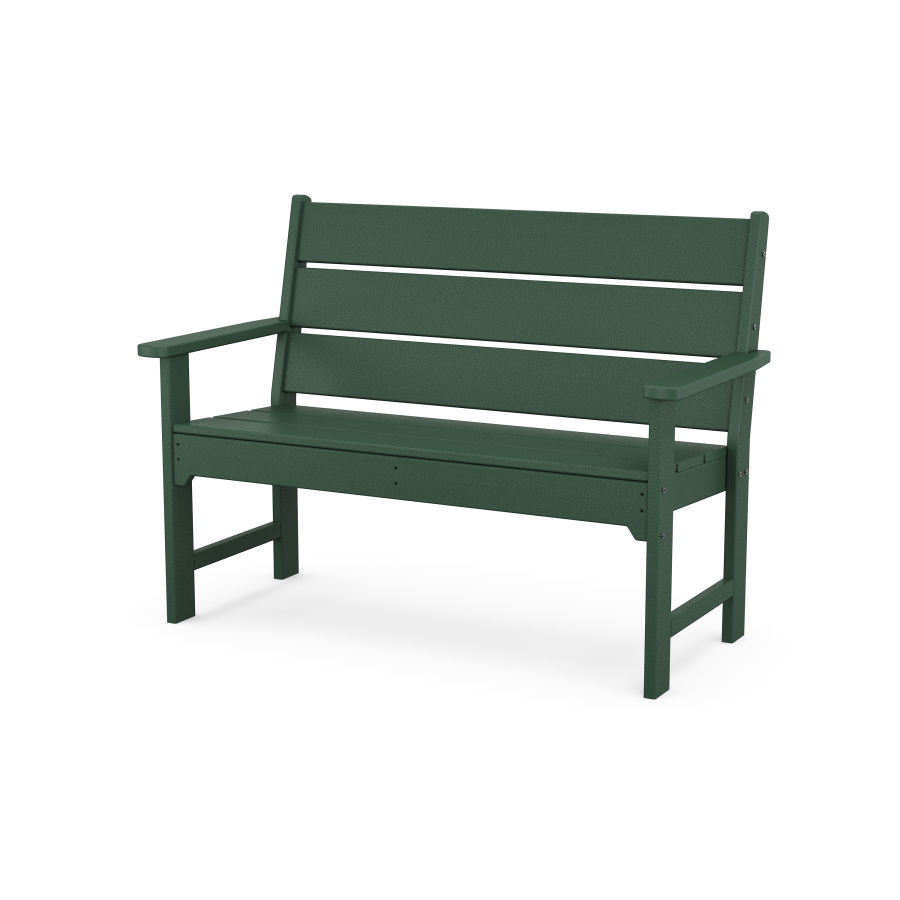 POLYWOOD Lakeside 48" Bench in Green