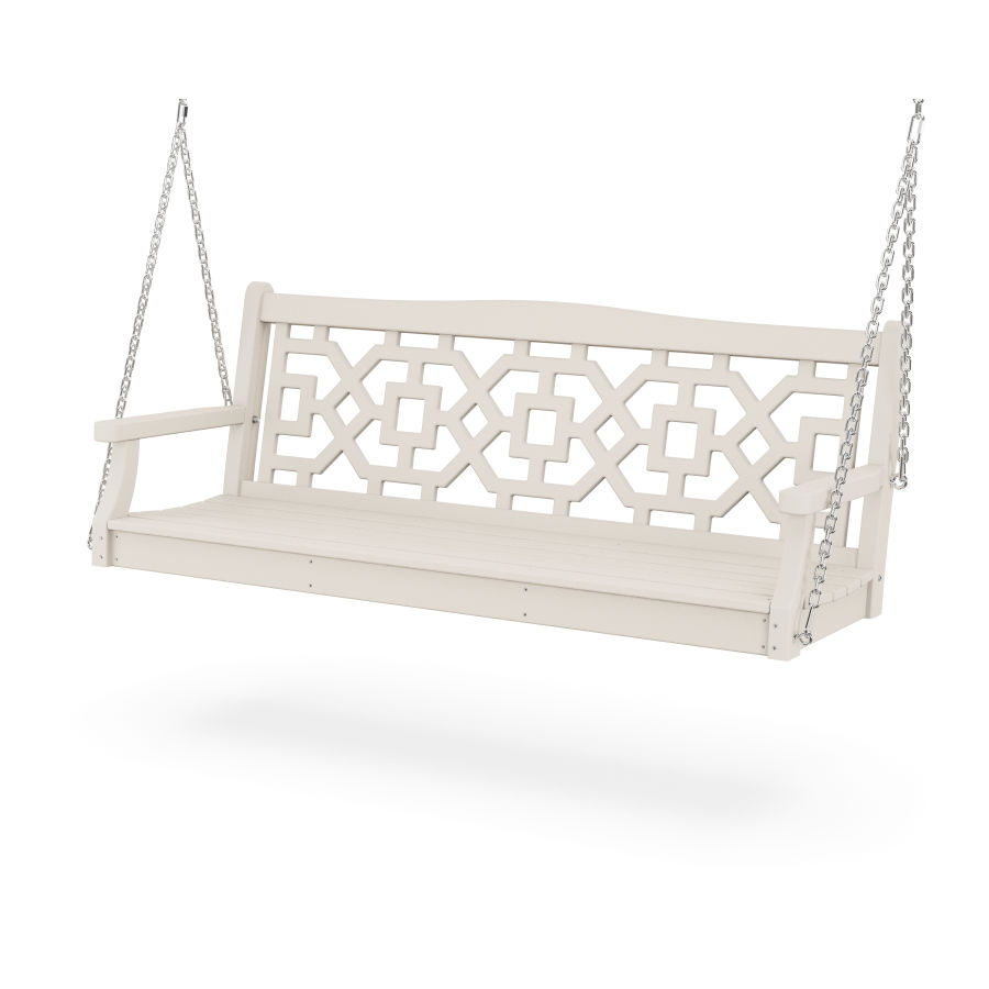POLYWOOD Chinoiserie 60” Swing in Sand