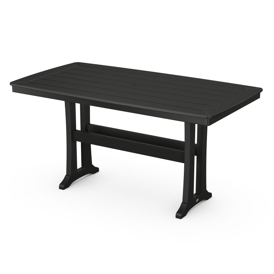 POLYWOOD Counter Table in Black